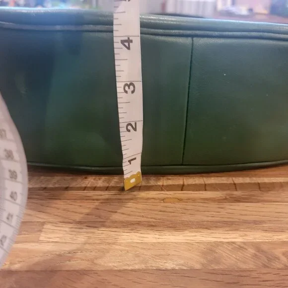 Coach Nomad Hobo Dark Green Glove tanned Leather Shoulder Bag Purse 36026 - Picture 6 of 14